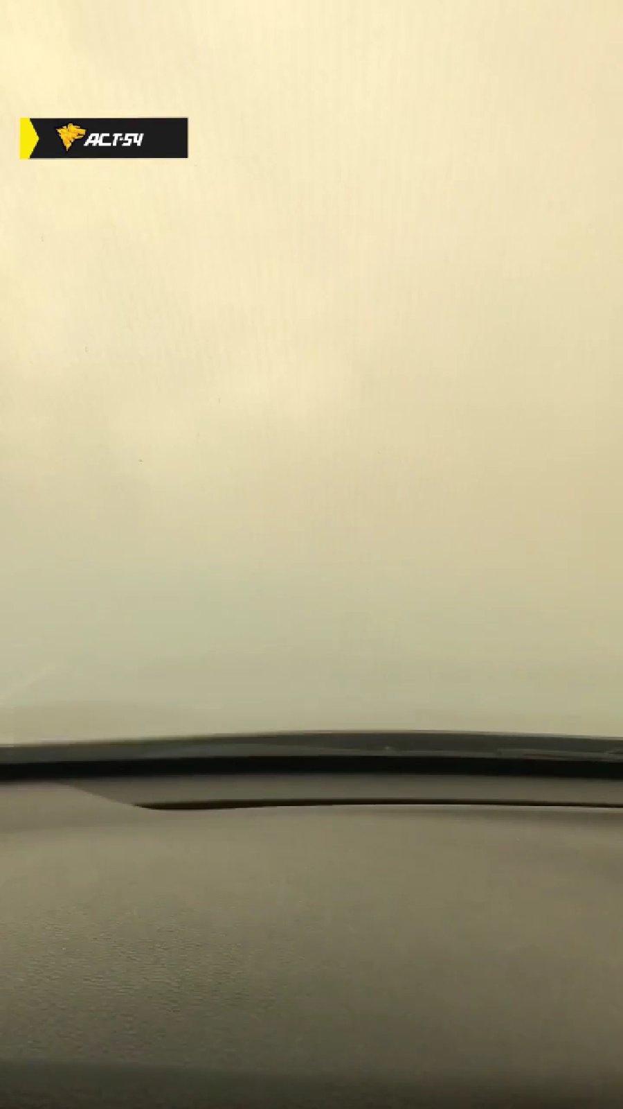 Фото Трассу под Новосибирском затянуло дымом от горящей травы 2
