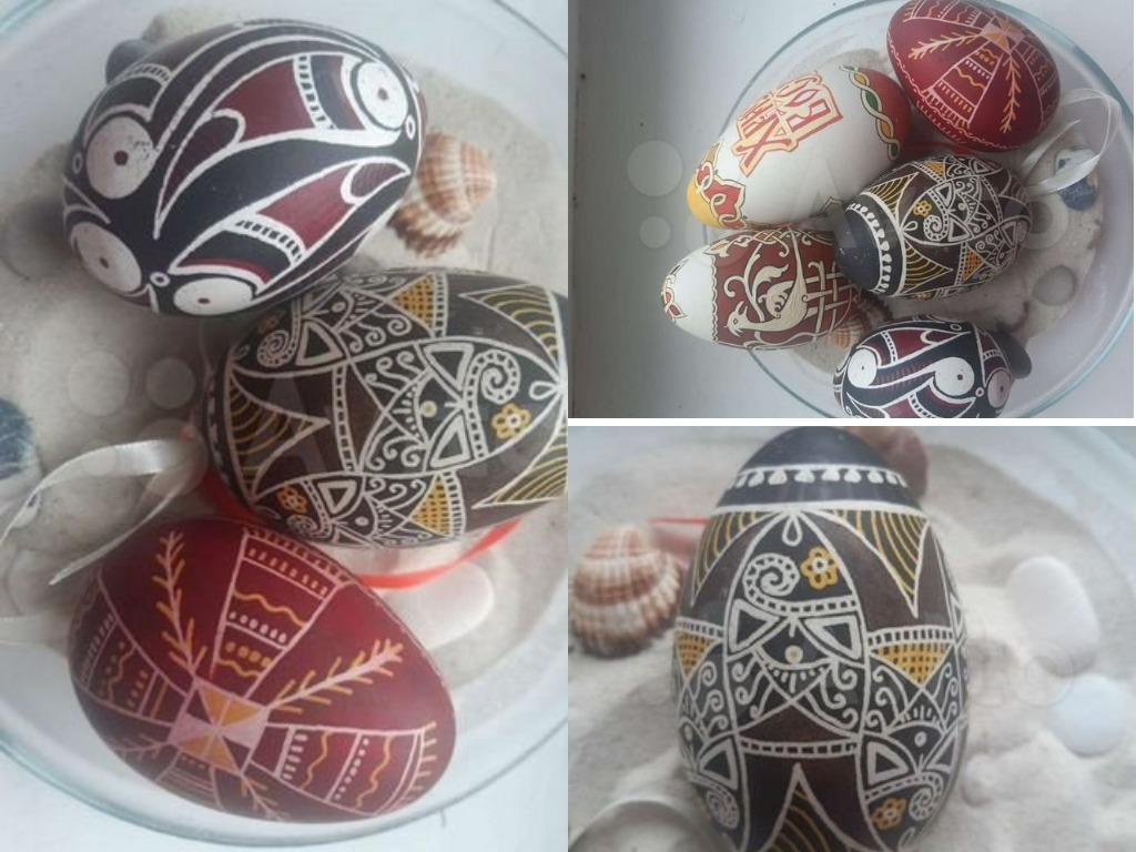 Фото Магические рисунки, яркие цветы и декор крупой: мастера в Новосибирске расписывают пасхальные яйца на заказ 2