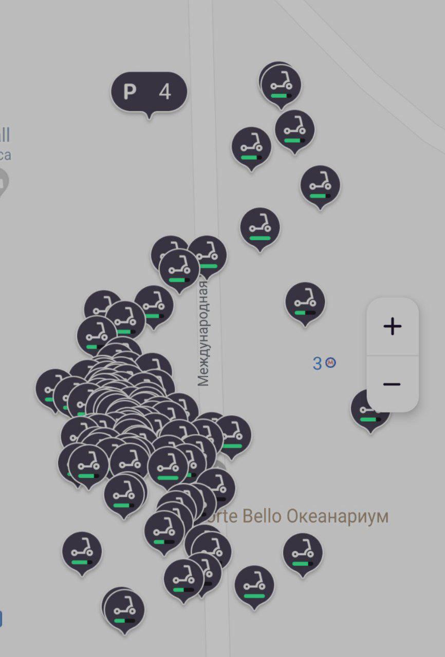 Фото В Новосибирске из приложения Urent исчезли метки парковок самокатов 2