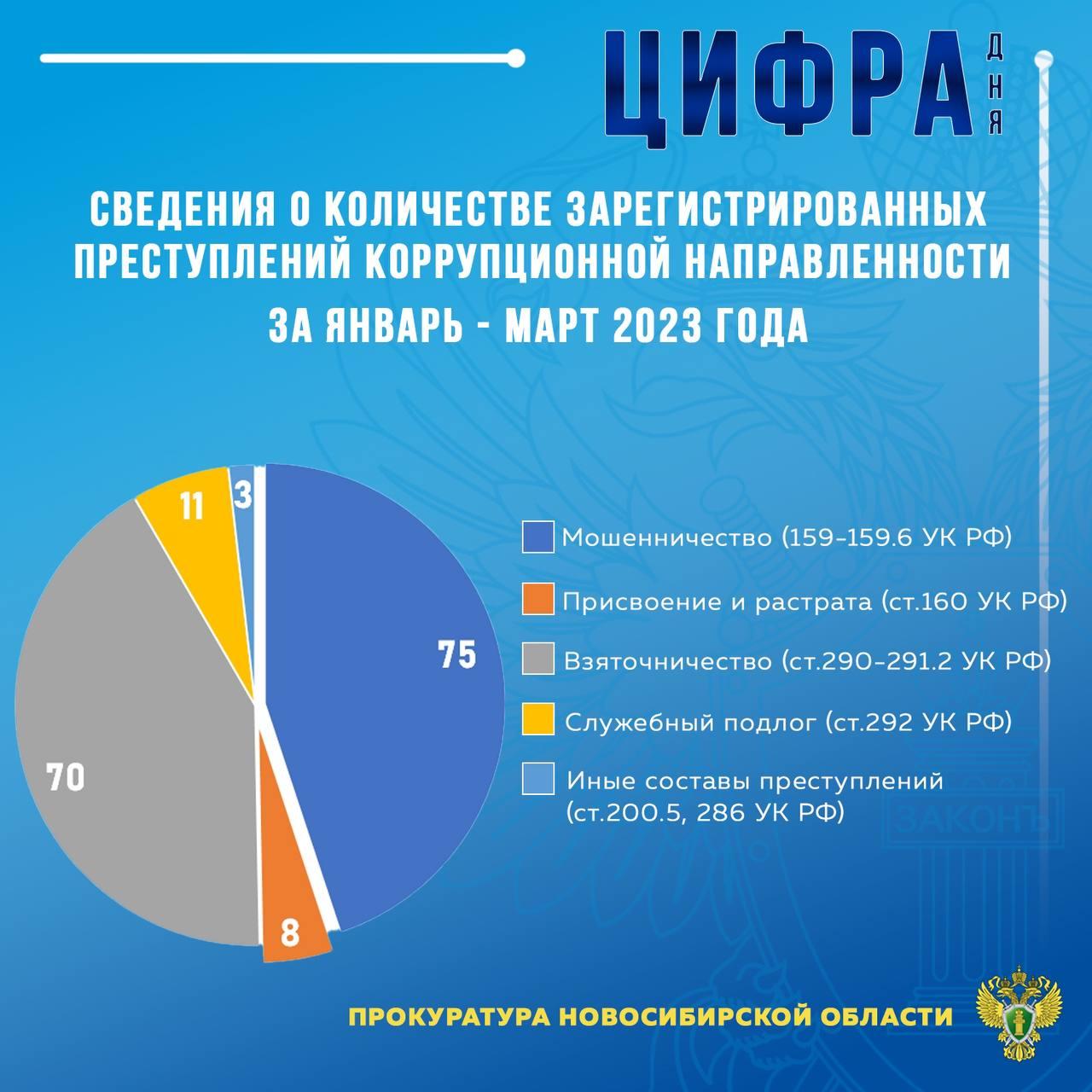 Фото В Новосибирске в 2023 году увеличилось количество коррупционных преступлений 2