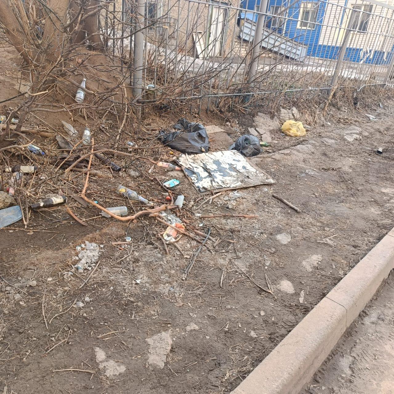 Фото Центр Сибири или город-помойка? Новосибирск оказался завален тоннами мусора после таяния снега. Репортаж 3