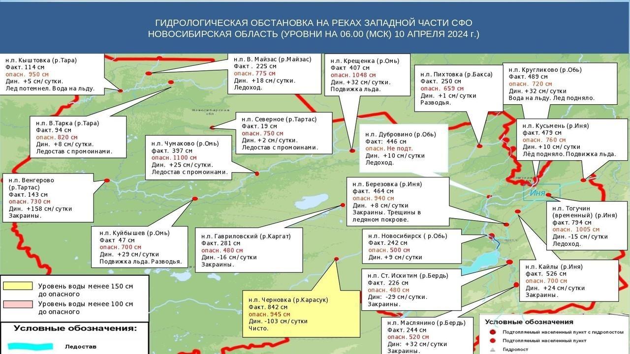 Фото Паводок в Новосибирской области-2024: подтопленные территории, опасные реки и риск прорыва платины ГЭС 8