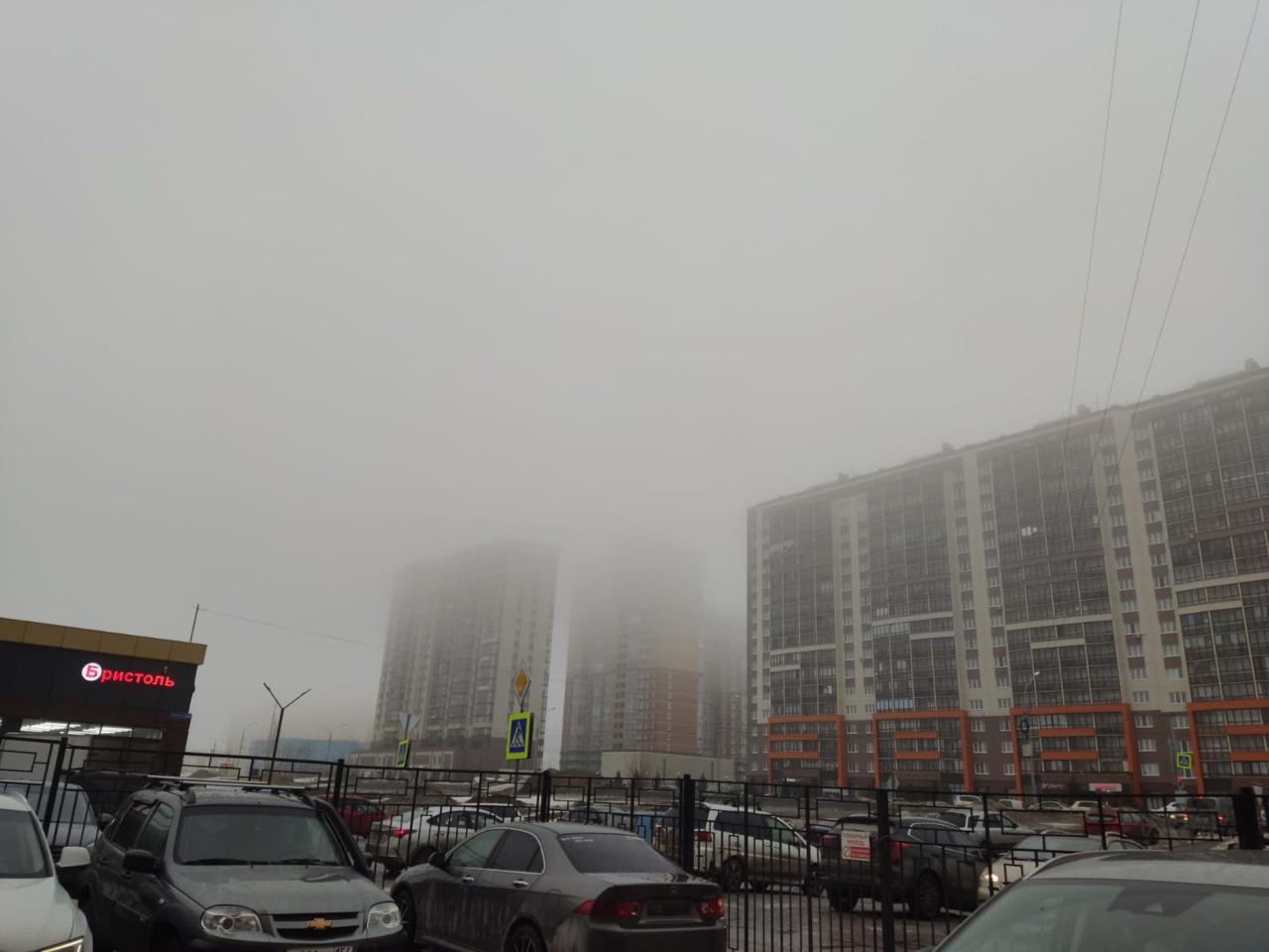 Фото Новосибирск окутало густым туманом 3 апреля 2 - Сиб.ФМ Фото Новосибирск окутало густым туманом 3 апреля 2
