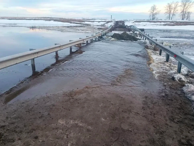 Фото Дороги начали закрывать. Опубликованы кадры мощного паводка в Новосибирской области 2