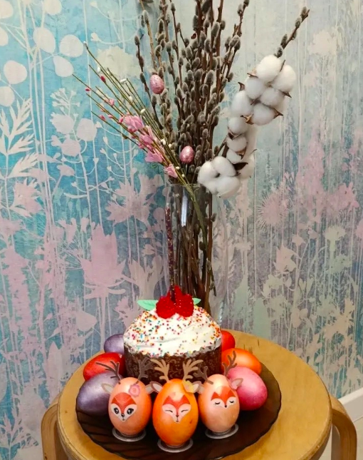 Фото Пасхальное вдохновение: новосибирцы делятся фотографиями яиц и куличей 8