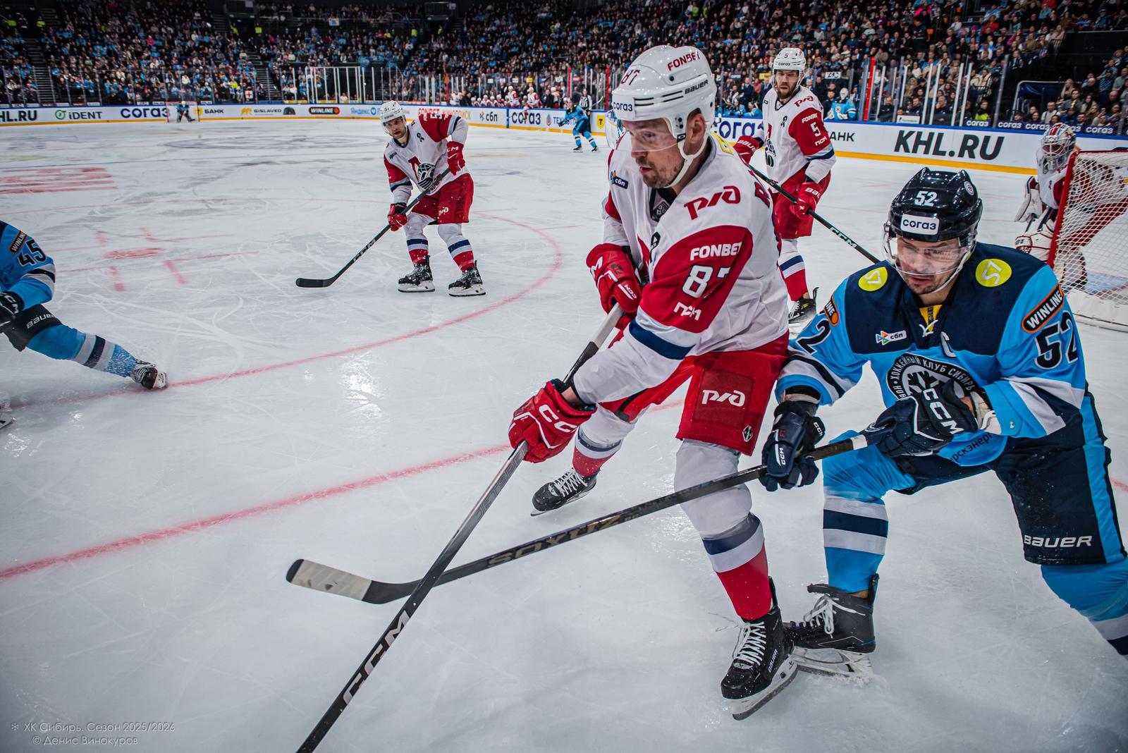 Фото ХК «Сибирь» завершила сезон после серии поражений: 50 кадров побед и провалов команды 5