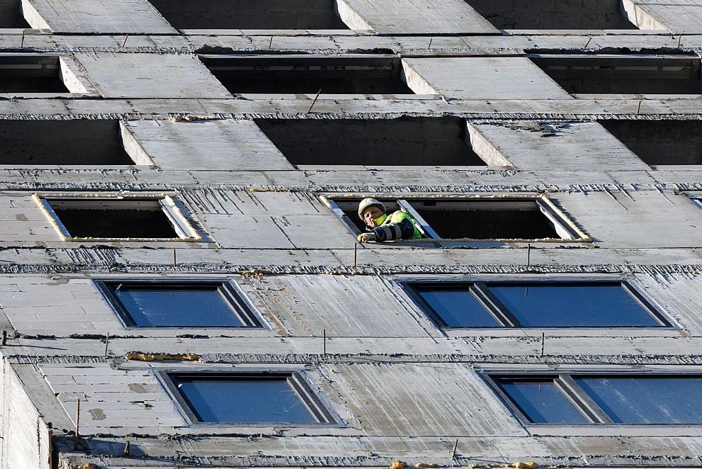 Фото Что нам стоит дом построить: на берегу Оби ударными темпами возводят новый ЖК 5