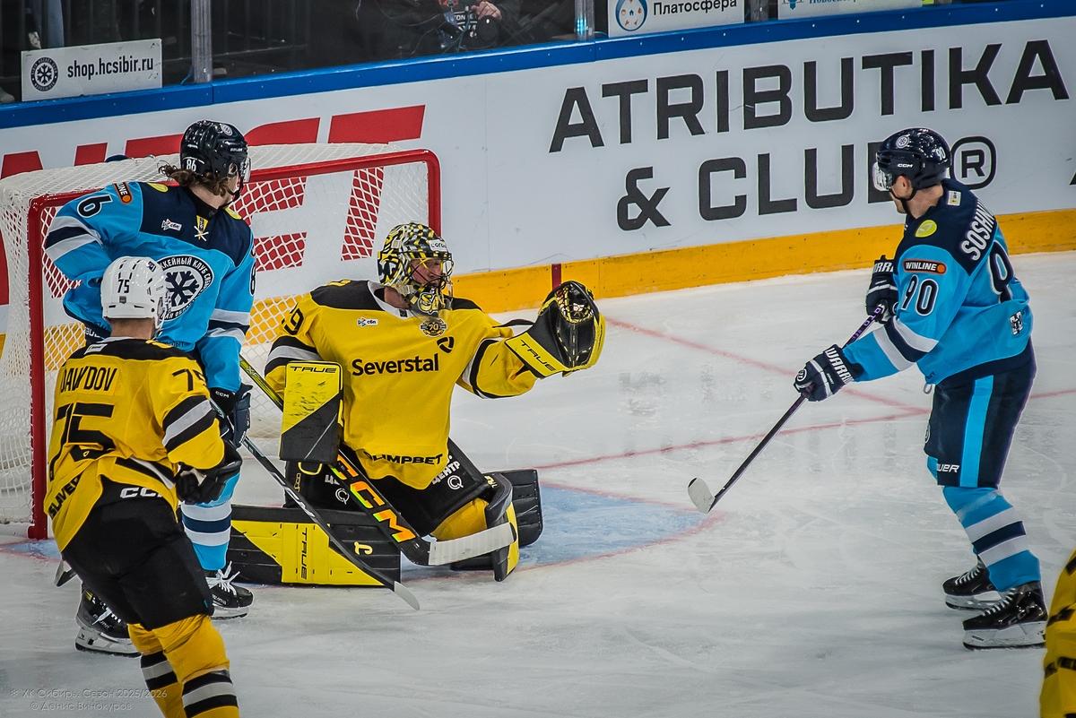 Фото ХК «Сибирь» завершила сезон после серии поражений: 50 кадров побед и провалов команды 34