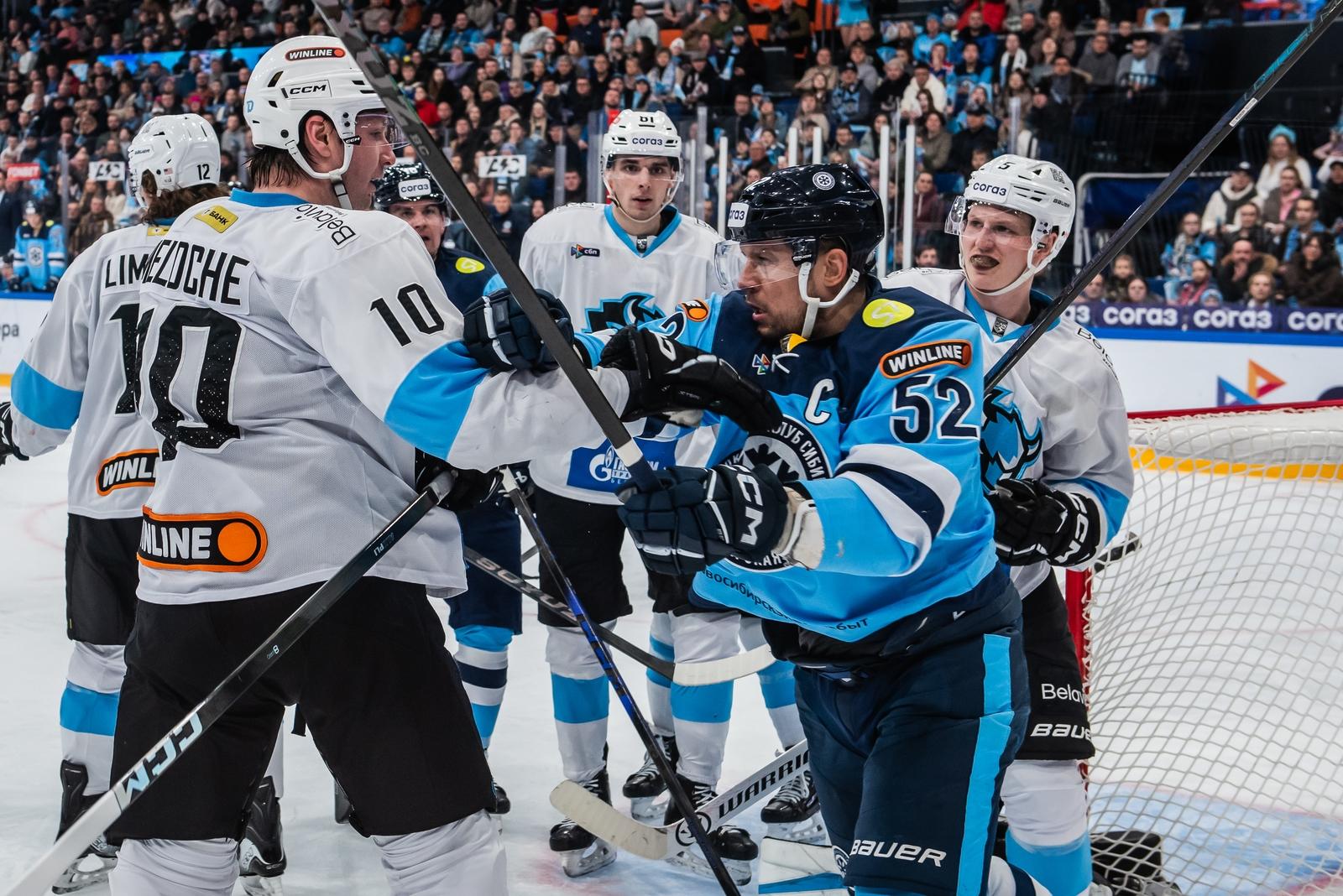 Фото ХК «Сибирь» завершила сезон после серии поражений: 50 кадров побед и провалов команды 41