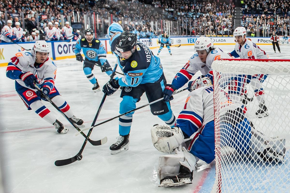 Фото ХК «Сибирь» завершила сезон после серии поражений: 50 кадров побед и провалов команды 46