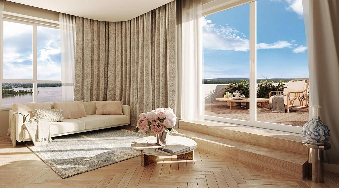 Фото Лес, город или река — можно не выбирать. В Новосибирске строят ЖК с комбо-видами из окна 4