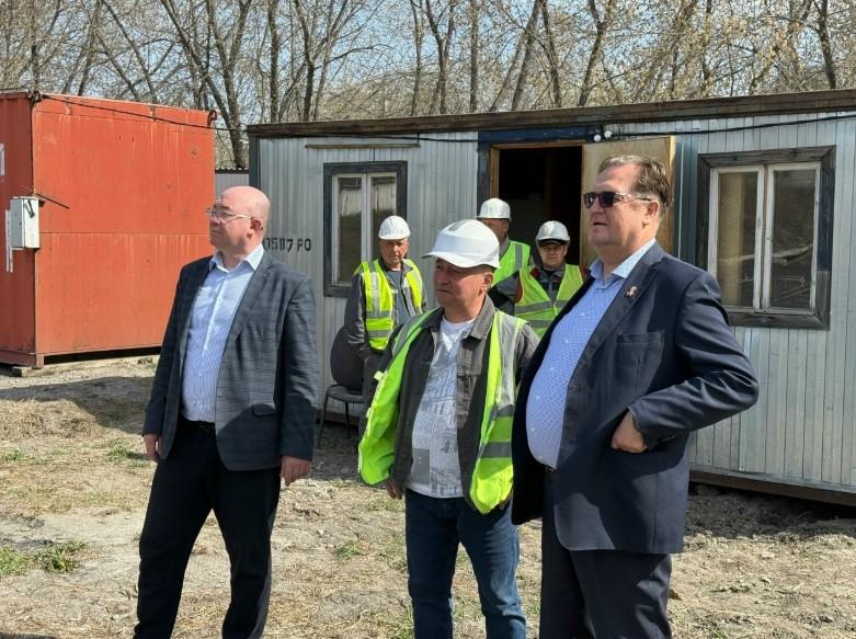 Фото Новую газовую котельную возводят в микрорайоне Ложок города Искитима 2