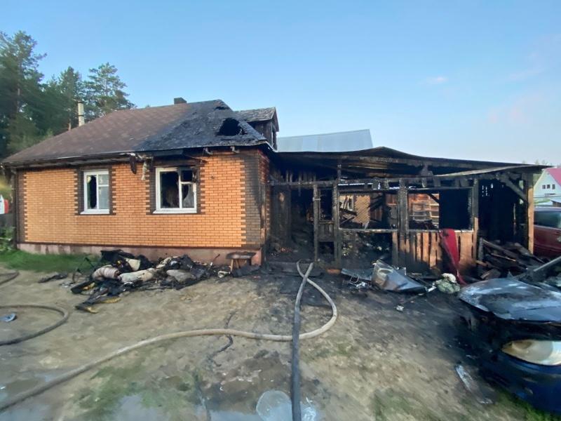 Фото Под Новосибирском 38-летняя мать двоих детей погибла при пожаре 2