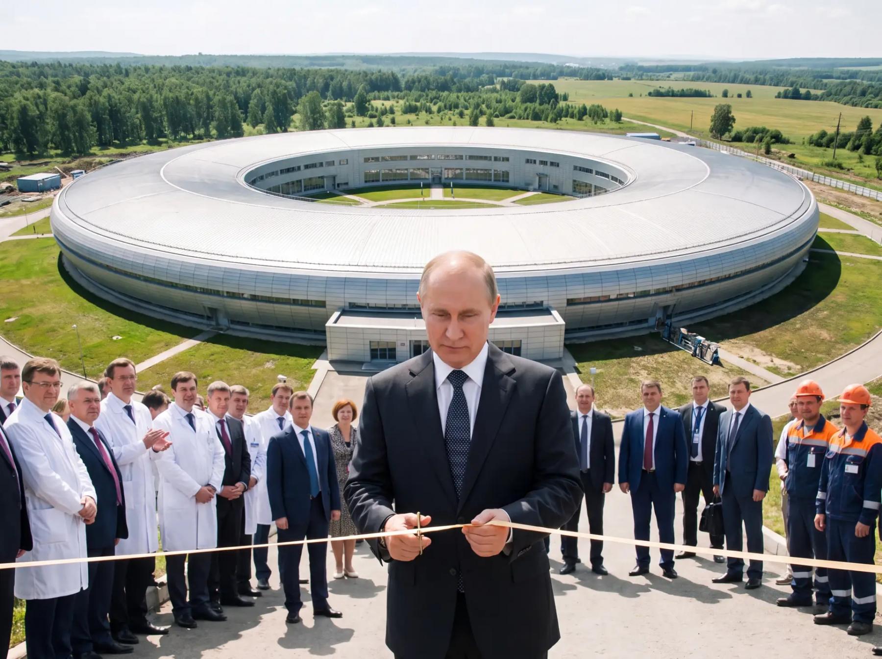 Фото Нейросеть показала Владимира Путина на главных точках маршрута в Новосибирской области 11 августа 3