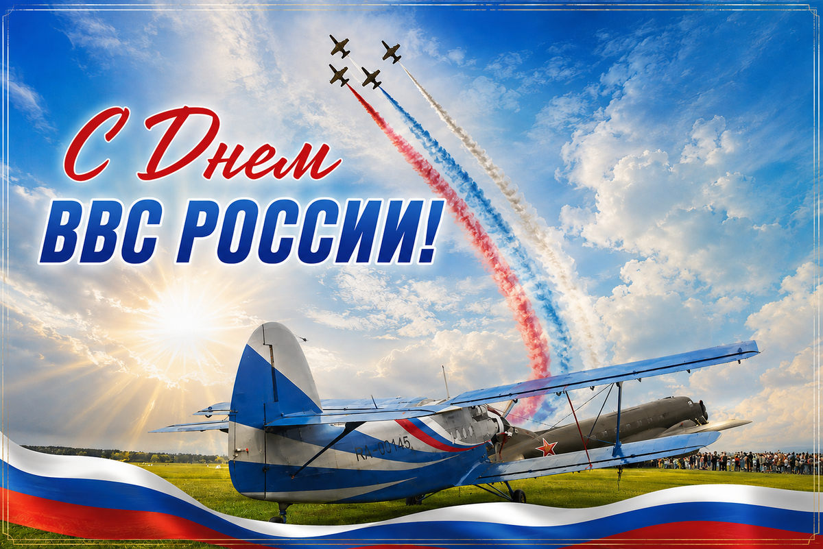 Фото День ВВС России 12 августа: красивые открытки к празднику 4
