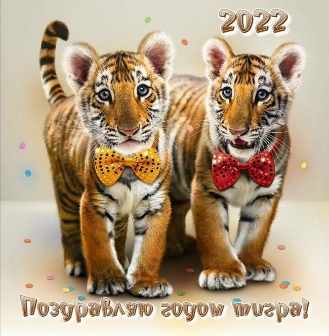 Фото Лучшие открытки и поздравления Новым годом 2022 с душевными пожеланиями 17