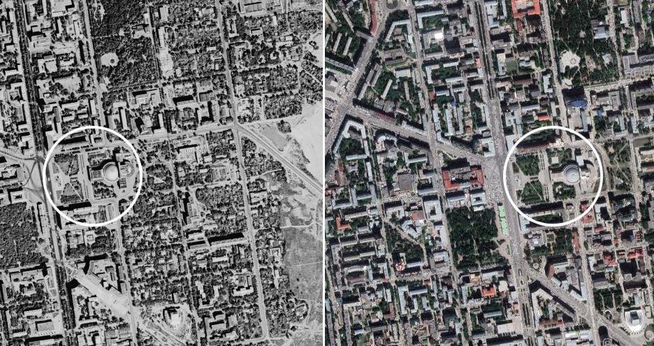 Фото Сайт Spymaps опубликовал засекреченные фото Новосибирска 56-летней давности 2