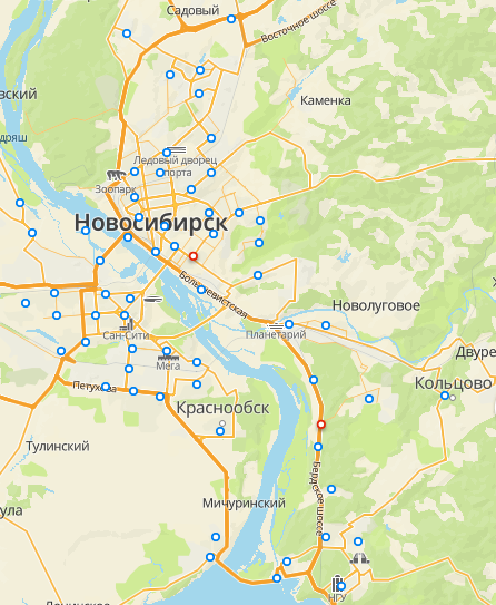 Фото В Новосибирске опубликовали карту елочных базаров 3