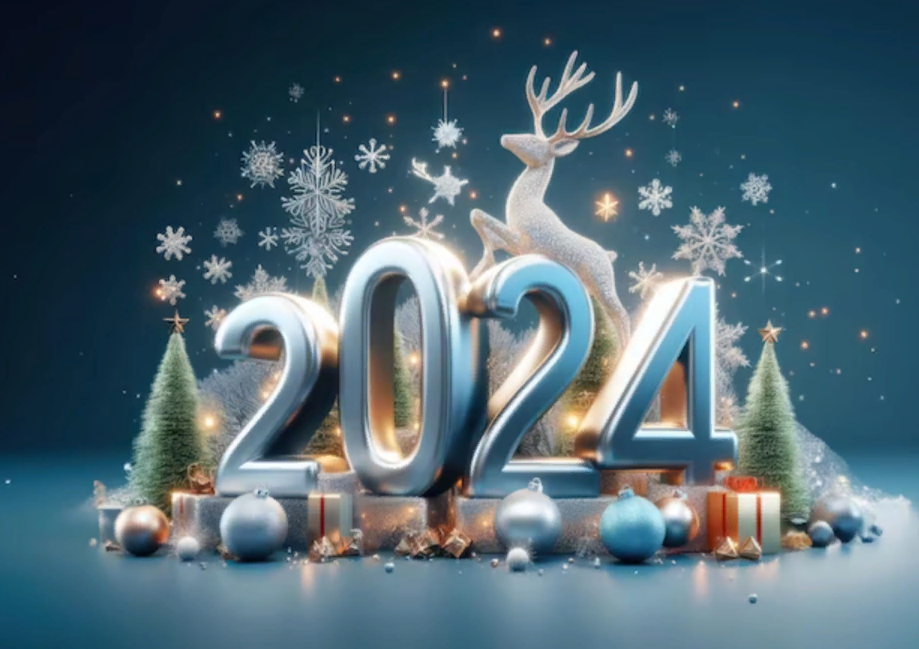 Поздравления с Новым годом 2024 новые новогодние открытки для друзей и близких Sibfm 5077