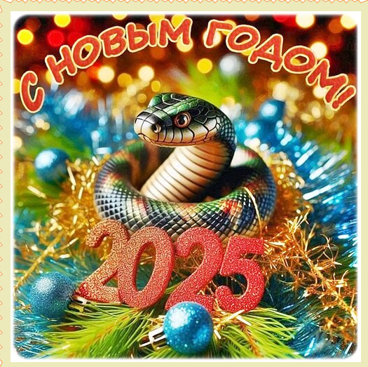 Фото С Новым годом! Лучшие открытки к 2025 году для семьи, друзей или коллег 3