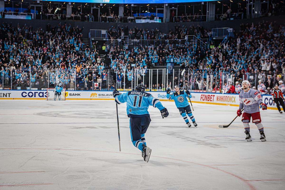 Фото Хоккейная «Сибирь» обидно уступила «Спартаку». Фоторепортаж 10