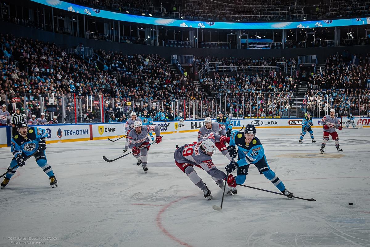 Фото Хоккейная «Сибирь» обидно уступила «Спартаку». Фоторепортаж 2