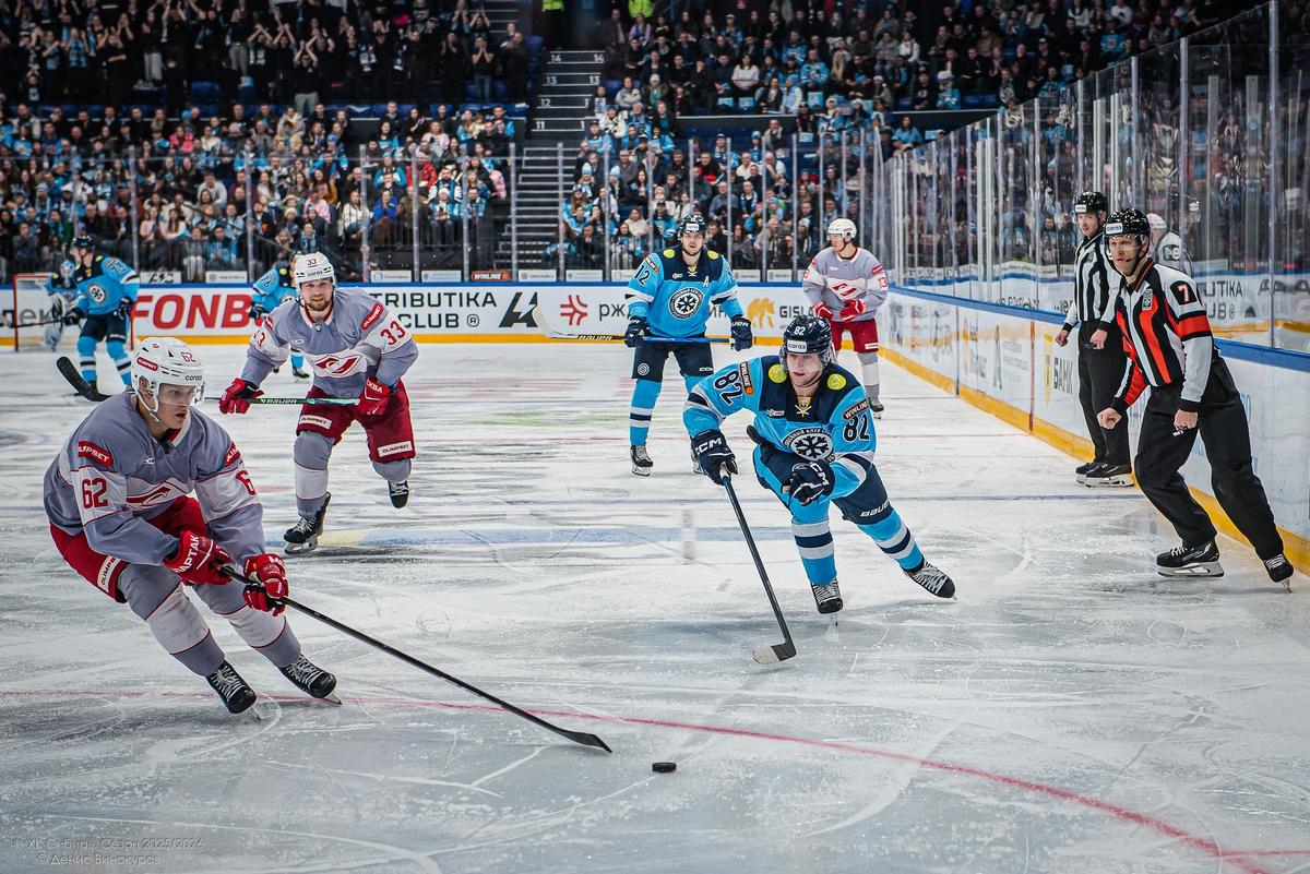 Фото Хоккейная «Сибирь» обидно уступила «Спартаку». Фоторепортаж 14