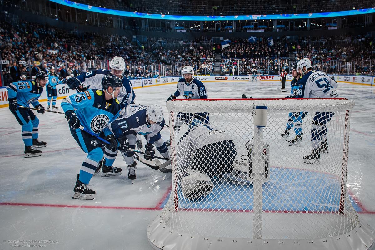 Фото Хоккейная «Сибирь» разгромила «Барыс» в домашнем матче. Фоторепортаж 4