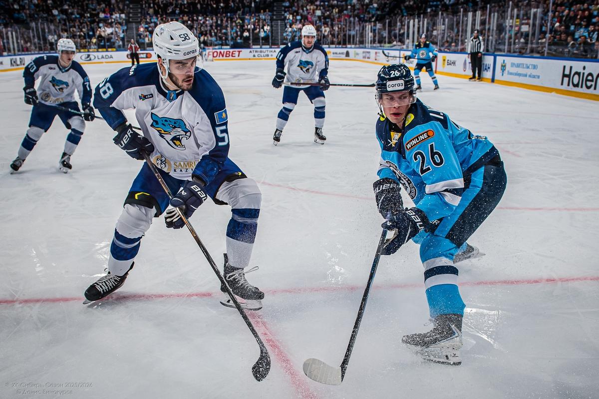 Фото Хоккейная «Сибирь» разгромила «Барыс» в домашнем матче. Фоторепортаж 10