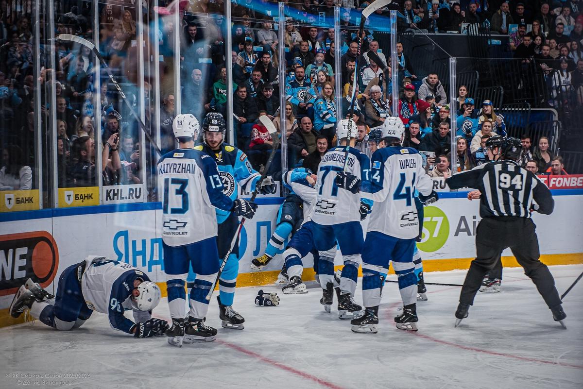 Фото Хоккейная «Сибирь» разгромила «Барыс» в домашнем матче. Фоторепортаж 12