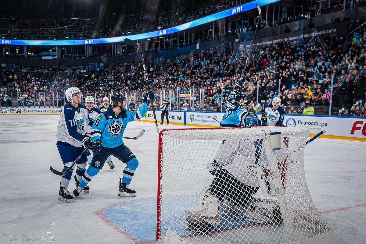 Фото Хоккейная «Сибирь» разгромила «Барыс» в домашнем матче. Фоторепортаж 13