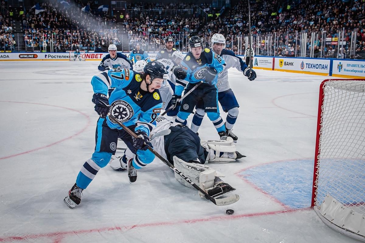 Фото Хоккейная «Сибирь» разгромила «Барыс» в домашнем матче. Фоторепортаж 19