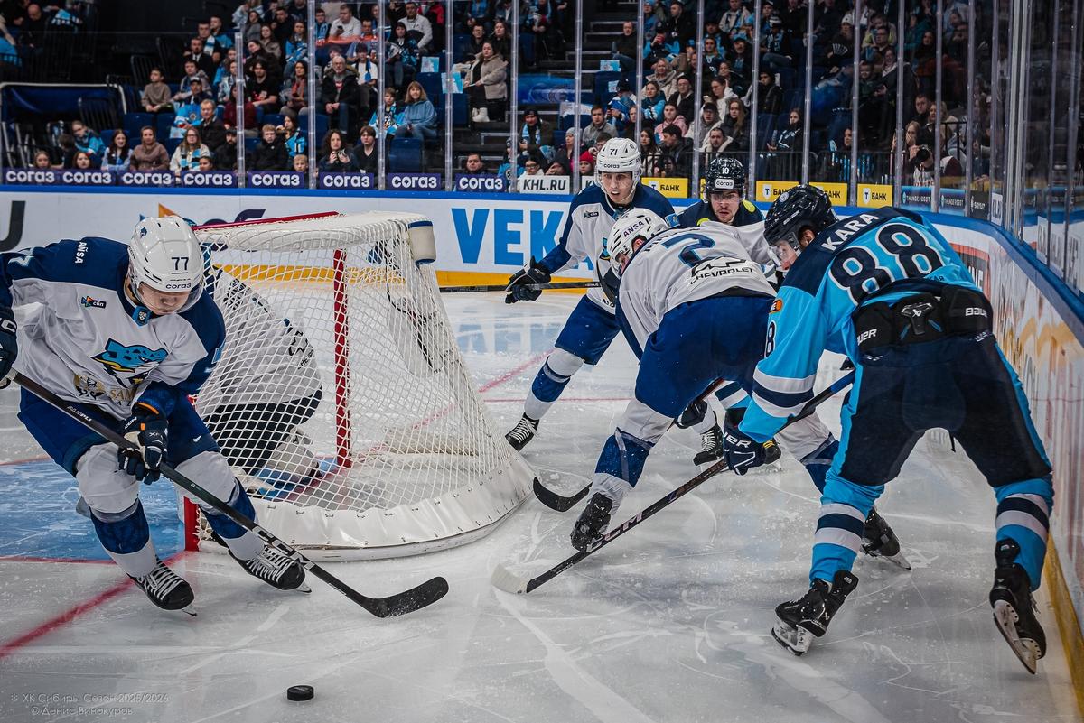 Фото Хоккейная «Сибирь» разгромила «Барыс» в домашнем матче. Фоторепортаж 21
