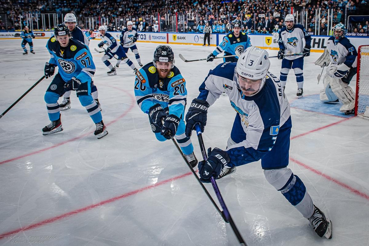 Фото Хоккейная «Сибирь» разгромила «Барыс» в домашнем матче. Фоторепортаж 24
