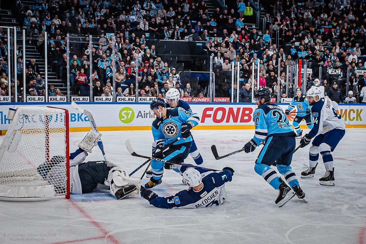 Фото Хоккейная «Сибирь» разгромила «Барыс» в домашнем матче. Фоторепортаж 26