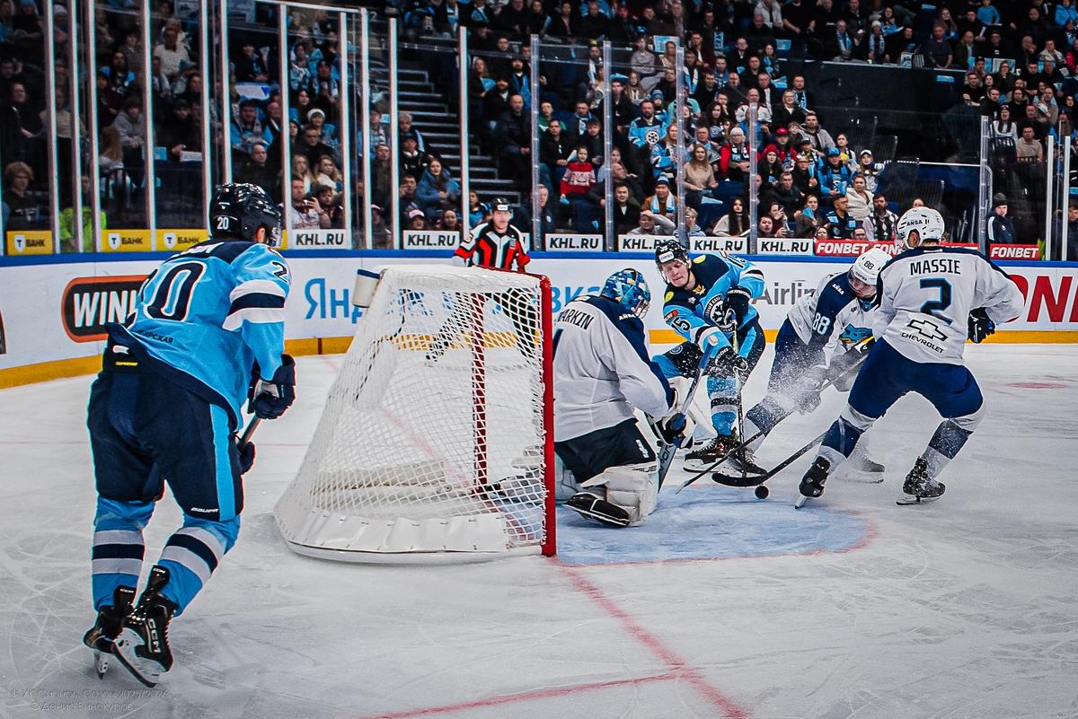Фото Хоккейная «Сибирь» разгромила «Барыс» в домашнем матче. Фоторепортаж 28