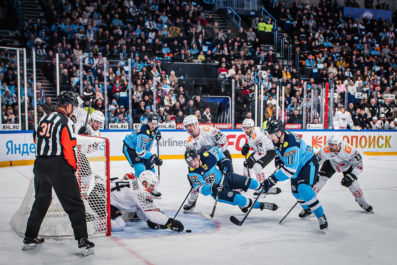Фото Хоккейная «Сибирь» обыграла «Авангард» со счётом 4:2. Фоторепортаж 7