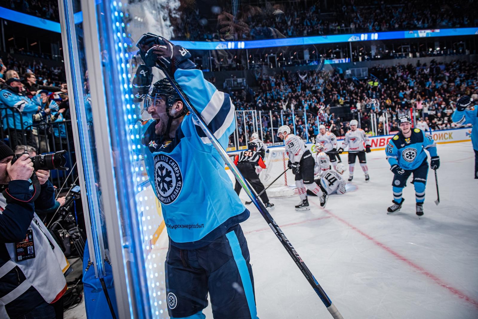 Фото Хоккейная «Сибирь» обыграла «Авангард» со счётом 4:2. Фоторепортаж 8
