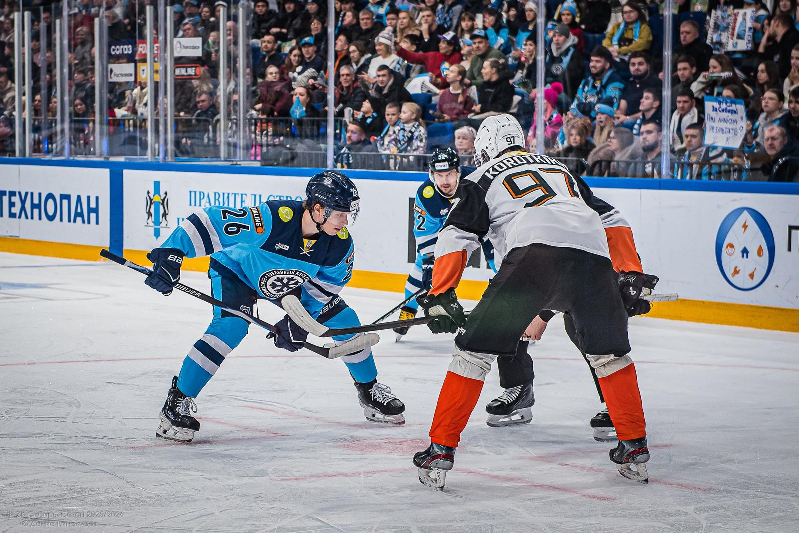 Фото Хоккейная «Сибирь» выдержала напор и победила «Амур». Фоторепортаж 2