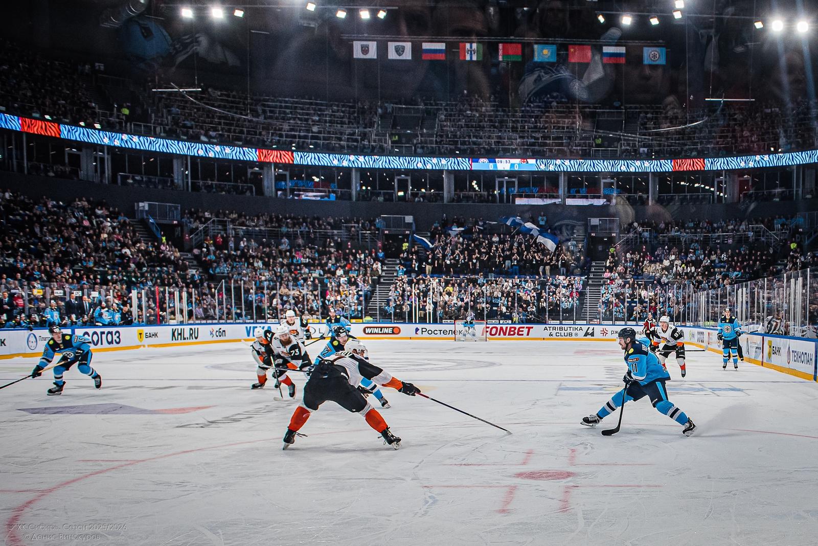 Фото Хоккейная «Сибирь» выдержала напор и победила «Амур». Фоторепортаж 3