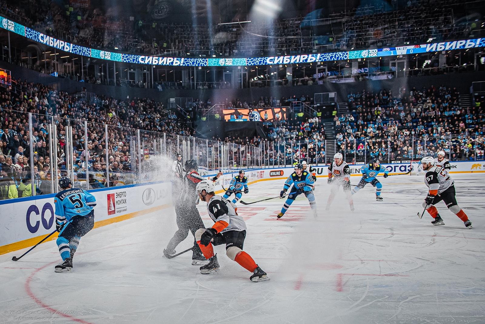 Фото Хоккейная «Сибирь» выдержала напор и победила «Амур». Фоторепортаж 22