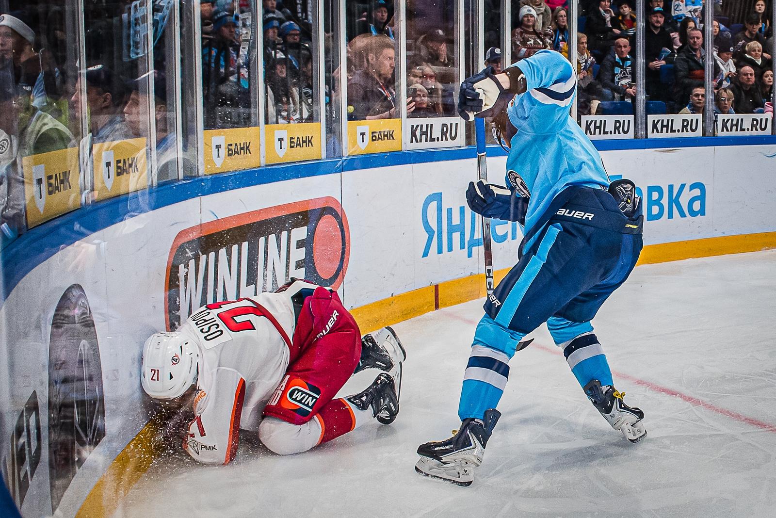 Фото Хоккейная «Сибирь» «всухую» проиграла «Автомобилисту» на домашнем льду. Фоторепортаж 24