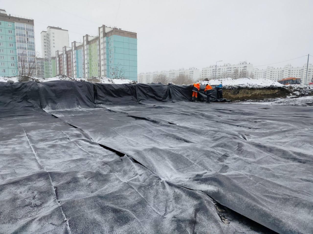 Фото В Ленинском районе Новосибирска приступили к строительству новой автодороги 2