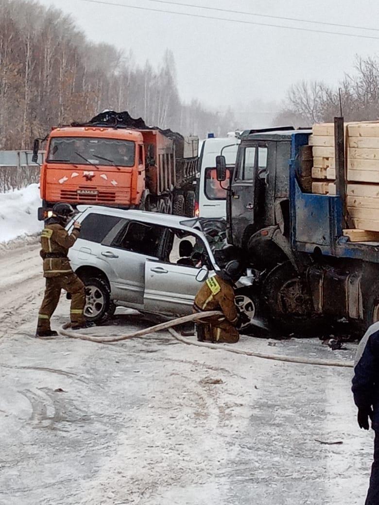 Залетел под камаз