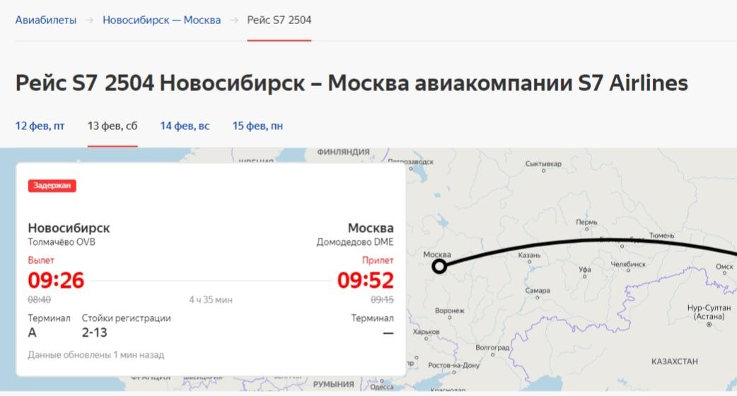 Фото Два рейса из Новосибирска не могут приземлиться в Москве 3