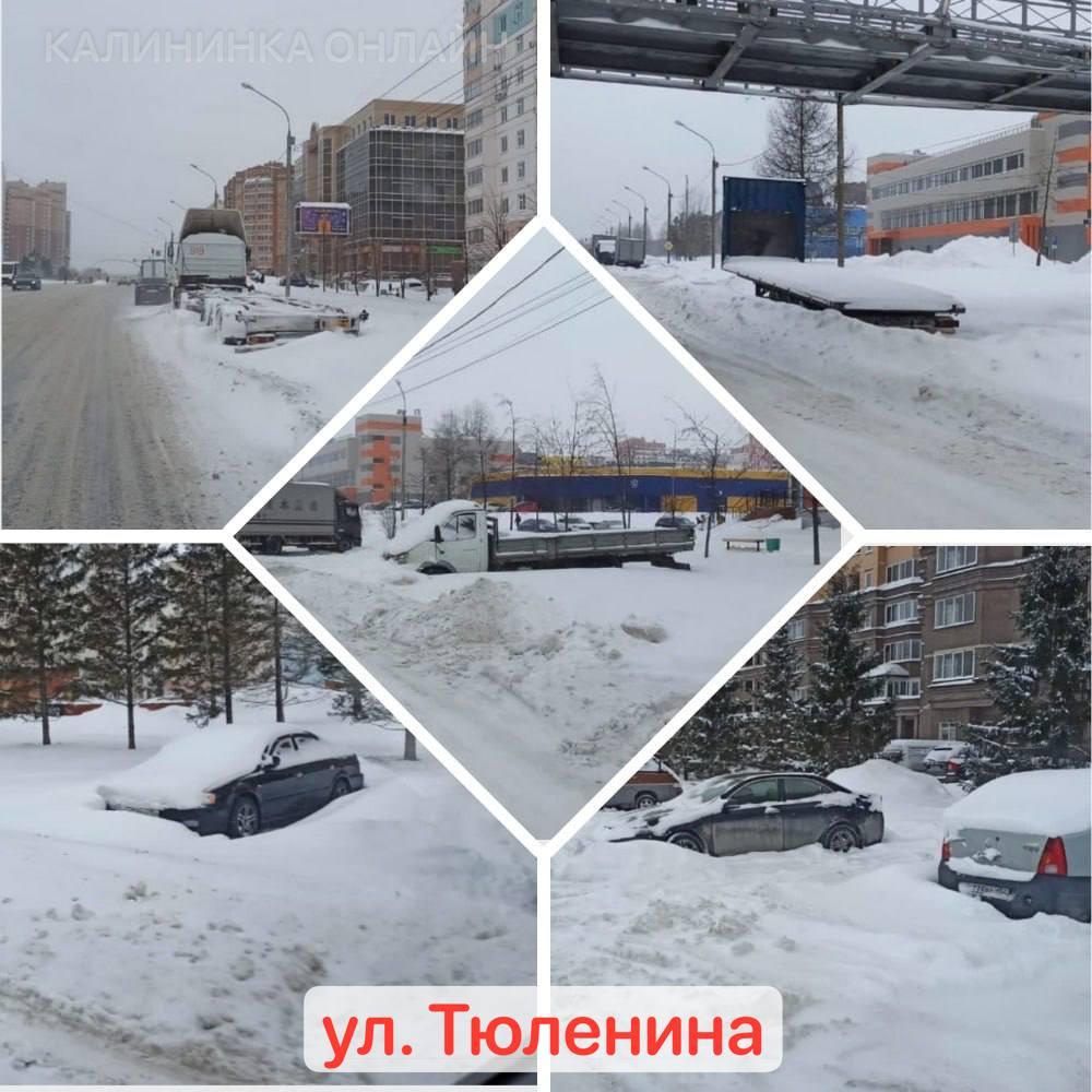 Фото В Новосибирске показали фотографии вросших в сугробы автомобилей 2