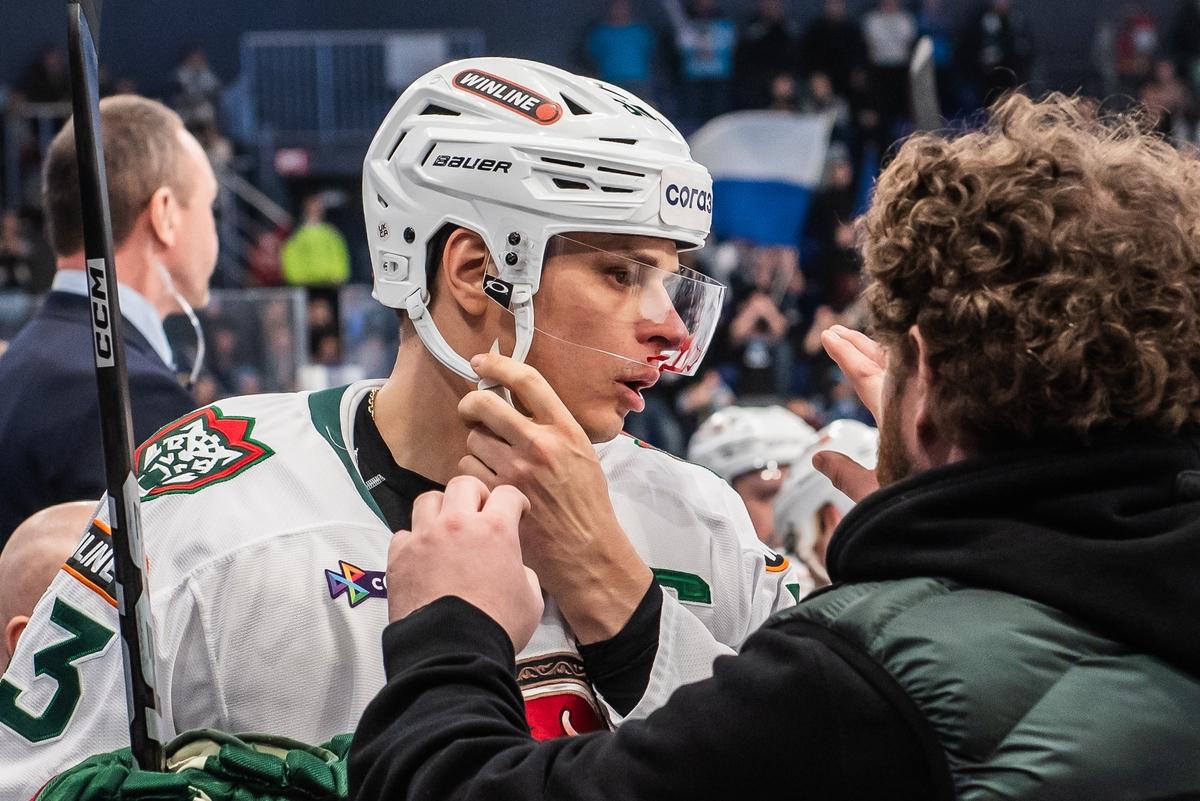 Фото Новосибирская «Сибирь» вырвала победу у «Ак Барса»: яркие кадры напряжённого матча 18