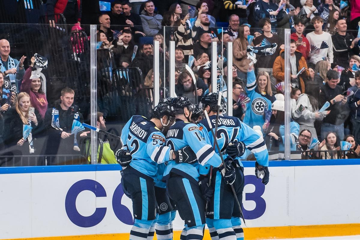 Фото Исторический рекорд КХЛ: «Сибирь» разгромила «Сочи» со счётом 10:1: 20 кадров грандиозного матча 11