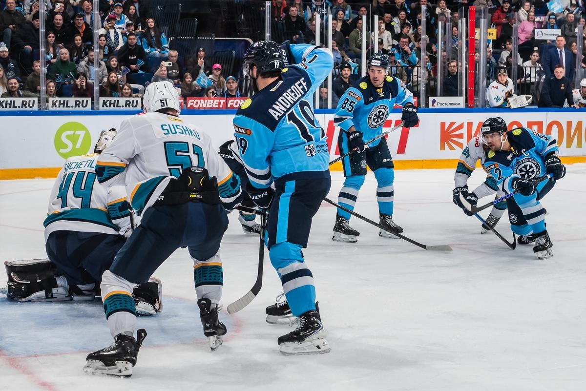 Фото Исторический рекорд КХЛ: «Сибирь» разгромила «Сочи» со счётом 10:1: 20 кадров грандиозного матча 15