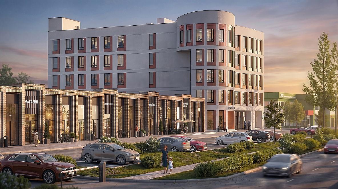 Фото Долгострой в Первомайском районе станет современным пятиэтажным офисом с торговой галереей 2